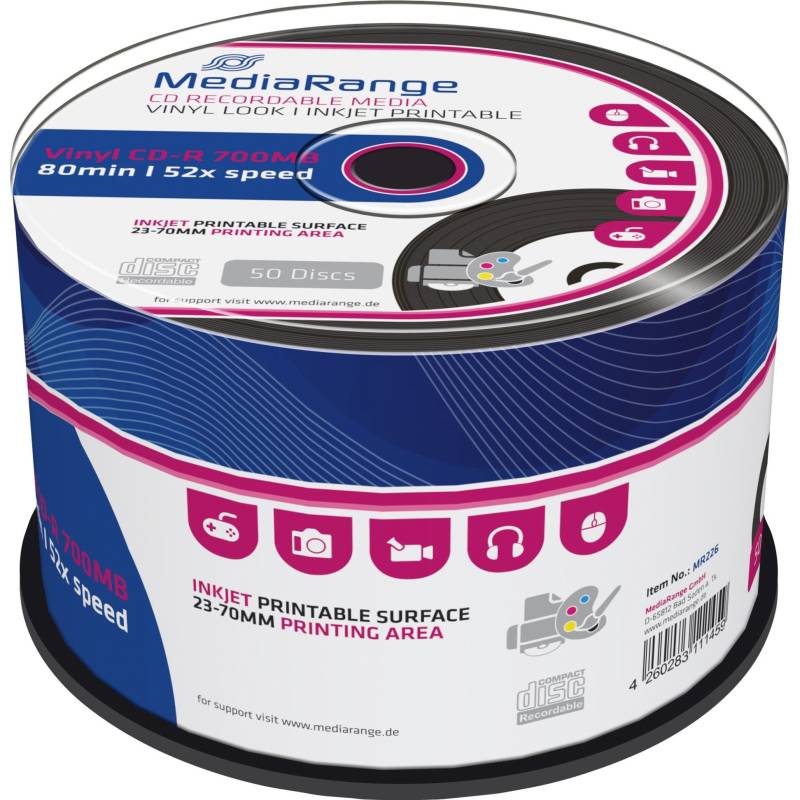 CD-R 700 MB, CD-Rohlinge von MediaRange