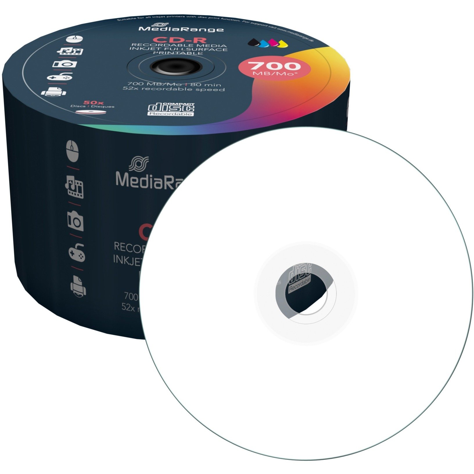 CD-R 700 MB, CD-Rohlinge von MediaRange