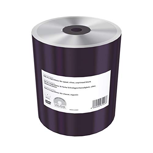 DVD-R 4.7Gb|120Min 16x Speed, Silver, Unprinted/Blank, Shrink 100 DVD-R 4.7Gb|120Min 16x Speed, Silver, Unprinted/Blank, Shrink 100 von MediaRange