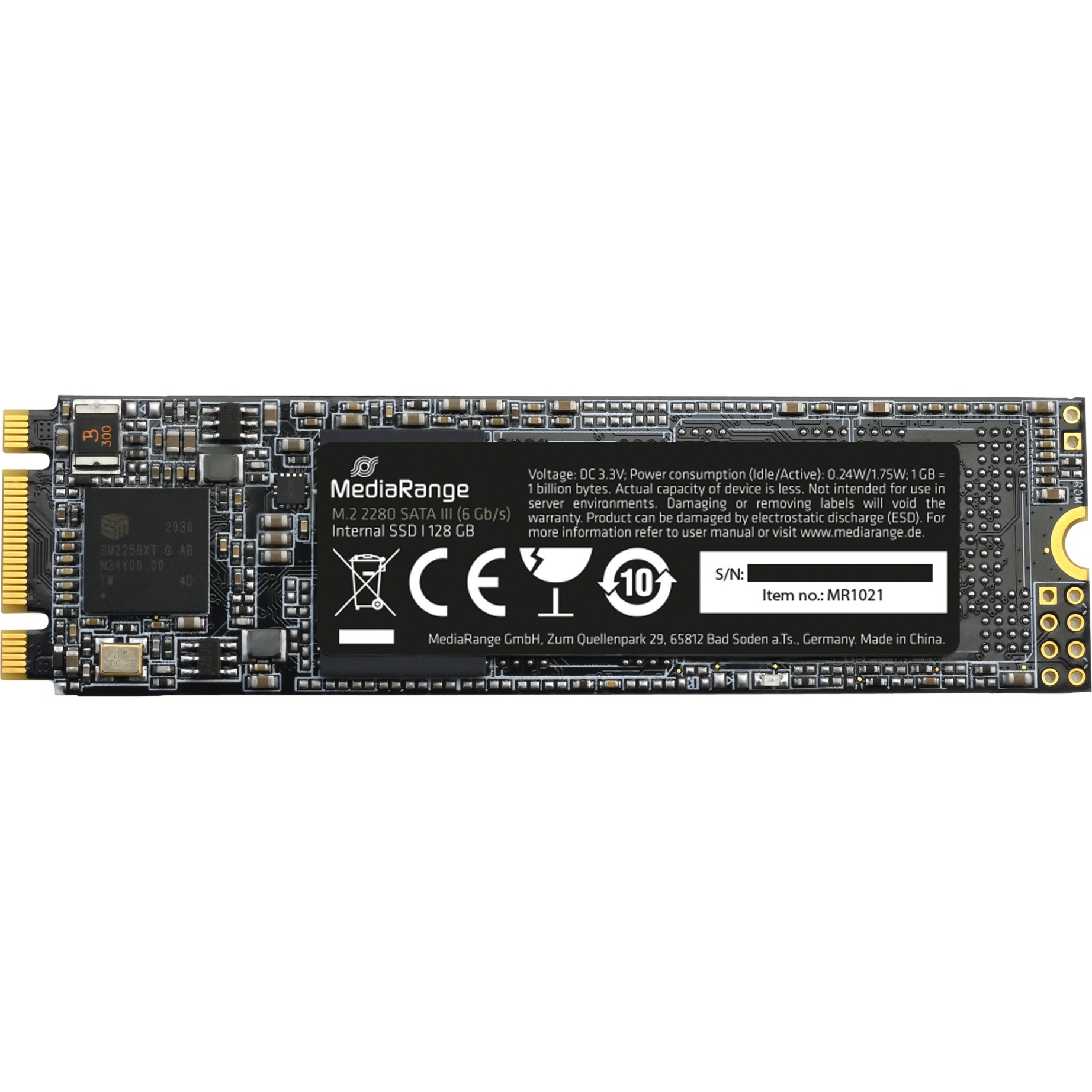 MR1021 128 GB, SSD von MediaRange