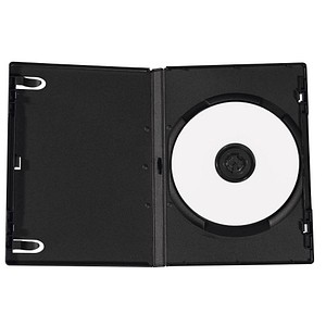 MediaRange 1er CD-/DVD-Hüllen DVD-Slim-Hüllen schwarz, 10 St. von MediaRange