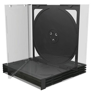 MediaRange 2er CD-/DVD-Hüllen Jewel Cases schwarz, 5 St. MediaRange 2er CD-/DVD-Hüllen Jewel Cases schwarz, 5 St. von MediaRange