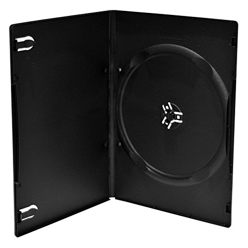 MediaRange BOX13-M DVD Leerbox single slim 50-Stück schwarz von MediaRange