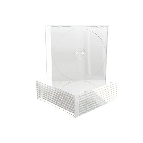 MediaRange BOX20 CD-Leerhülle, 5,2 mm schwarz, 100 Stück von MediaRange