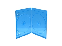 MediaRange BOX39-2-50, Blu-ray Hülle, 2 Discs, Blau, Transparent, Kunststoff, 120 mm, Staubgeschützt, Kratzfest, Stoßfest MediaRange BOX39-2-50, Blu-ray Hülle, 2 Discs, Blau, Transparent, Kunststoff, 120 mm, Staubgeschützt, Kratzfest, Stoßfest von MediaRange