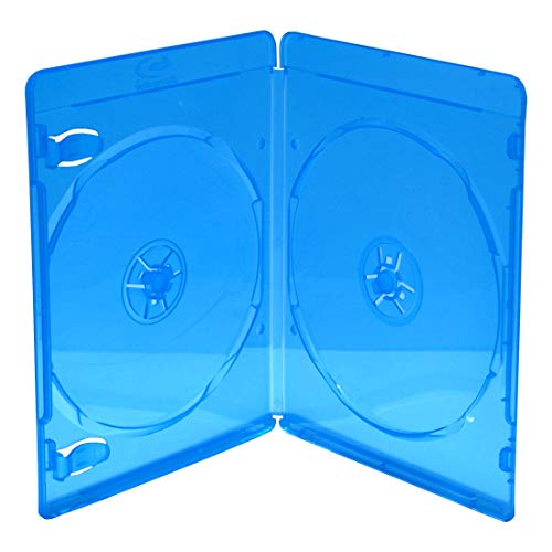 MediaRange BOX39-2-50 BD-Leerhülle, 7 mm blau von MediaRange