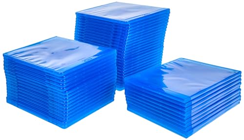 MediaRange BOX39-50 BD-Leerhülle, 7 mm, blau, 1 Stück (50 pcs) von MediaRange