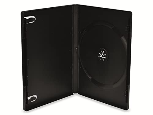 MediaRange CD/DVD Storage Media Case Black, Plastic, 5pcs, BOX30 von MediaRange