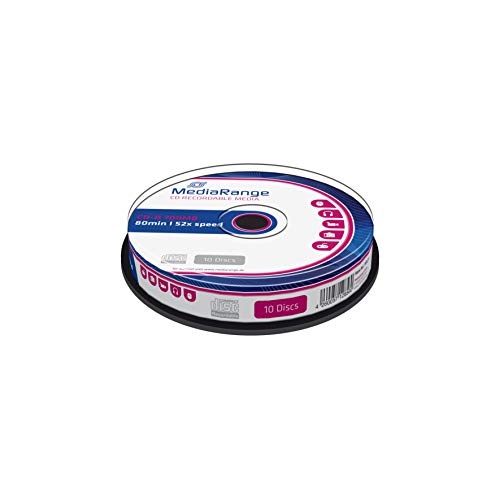 MediaRange CD-R 700MB|80min 52-fache Schreibgeschwindigkeit, 10er Cakebox MediaRange CD-R 700MB|80min 52-fache Schreibgeschwindigkeit, 10er Cakebox von MediaRange