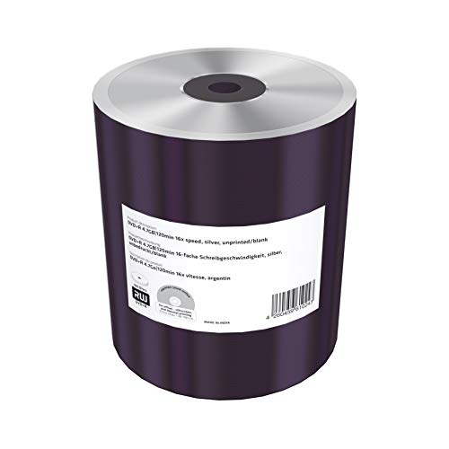 MediaRange DVD+R 4.7Gb|120Min 16x Speed, Silver, Unprinted/Blank, Shrink 100 MediaRange DVD+R 4.7Gb|120Min 16x Speed, Silver, Unprinted/Blank, Shrink 100 von MediaRange