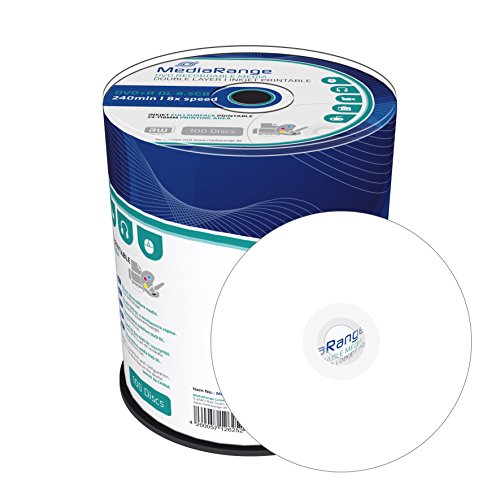 MediaRange DVD+R Double Layer 8.5Gb|240Min 8-fache Schreibgeschwindigkeit, vollflächig bedruckbar, 100er Cakebox MediaRange DVD+R Double Layer 8.5Gb|240Min 8-fache Schreibgeschwindigkeit, vollflächig bedruckbar, 100er Cakebox von MediaRange
