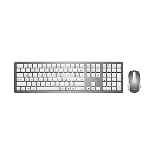 MediaRange Funk-Tastatur und optische 4 Tasten Funk-Maus Set, weiß/Silber MediaRange Funk-Tastatur und optische 4 Tasten Funk-Maus Set, weiß/Silber von MediaRange
