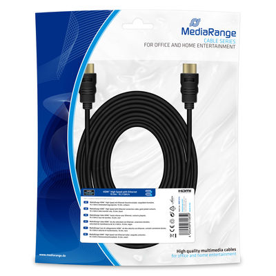 MediaRange HDMI High Speed Ethernet Anschlussk. 10Gibt/s 10m MediaRange HDMI High Speed Ethernet Anschlussk. 10Gibt/s 10m von MediaRange