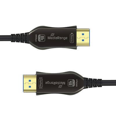 MediaRange HDMI U High Speed Ethernet Kabel AOC 48Gibt/s 10m MediaRange HDMI U High Speed Ethernet Kabel AOC 48Gibt/s 10m von MediaRange