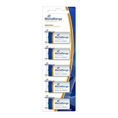 MediaRange Lithium Batterien, CR123A|3V, 5er Pack von MediaRange