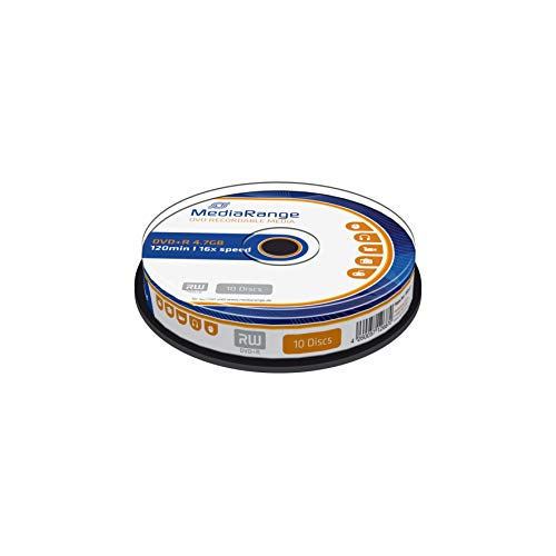 MediaRange MR453 DVD+R Rohlinge (4,7GB, 16x Speed, 10-er Spindel) von MediaRange