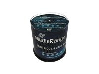 MediaRange MR471, DVD+R DL, Druckbar, Tortenschachtel, 100 Stück(e), 8,5 GB von MediaRange