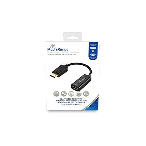 MediaRange MRCS175 HDMI auf Displayport HDMI V1.2+ 10 GB DP-Stecker MediaRange MRCS175 HDMI auf Displayport HDMI V1.2+ 10 GB DP-Stecker von MediaRange