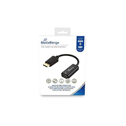 MediaRange MRCS175 HDMI auf Displayport HDMI V1.2+ 10 GB DP-Stecker von MediaRange