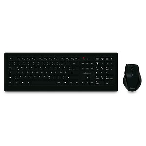 MediaRange MROS104 Tastatur-Maus-Set kabellos schwarz von MediaRange