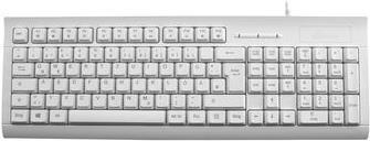 MediaRange MROS116 Tastatur USB QWERTZ Deutsch Weiß (MROS116) von MediaRange