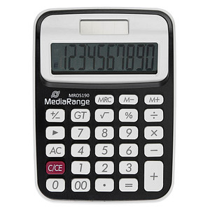 MediaRange MROS190 Taschenrechner schwarz/weiß von MediaRange