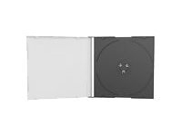 MediaRange - Smal cd-boks til lagring af CD'er - kapacitet: 1 CD, 1 DVD - sort (100 stk.) von MediaRange