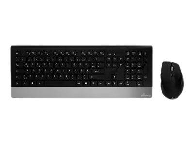 MediaRange Tastatur Highline wireless inkl. Maus schwarz von MediaRange