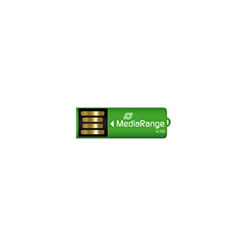 MediaRange USB 2.0 Speicherstick 32GB - Nano-Stick Mini USB Flash-Laufwerk mit Büroklammer Funktion, externe Speichererweiterung mit Lesegeschwindigkeit von bis zu 14 MB/s, Farbe Grün MediaRange USB 2.0 Speicherstick 32GB - Nano-Stick Mini USB Flash-Laufwerk mit Büroklammer Funktion, externe Speichererweiterung mit Lesegeschwindigkeit von bis zu 14 MB/s, Farbe Grün von MediaRange