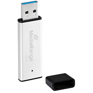 MediaRange USB-Stick MR1903 silber, schwarz 256 GB von MediaRange