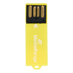 MediaRange USB-Stick PAPER-CLIP gelb 16 GB von MediaRange