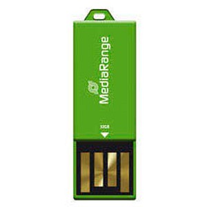 MediaRange USB-Stick PAPER-CLIP grün 32 GB von MediaRange