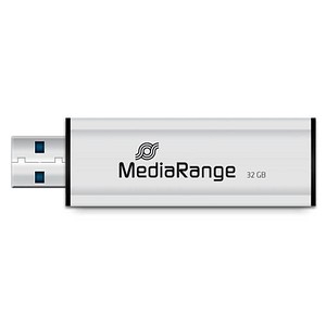 MediaRange USB-Stick schwarz, silber 32 GB von MediaRange