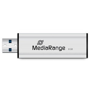 MediaRange USB-Stick schwarz, silber 8 GB von MediaRange