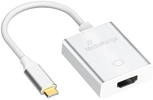 MediaRange USB Type-C 3.1 auf HDMI Converter Silber von MediaRange