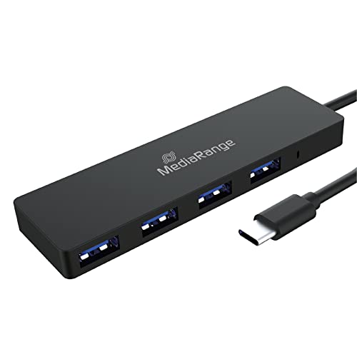 MediaRange USB Type-C auf USB 3.0 Verteiler 1:4, bus-powered, schwarz MediaRange USB Type-C auf USB 3.0 Verteiler 1:4, bus-powered, schwarz von MediaRange