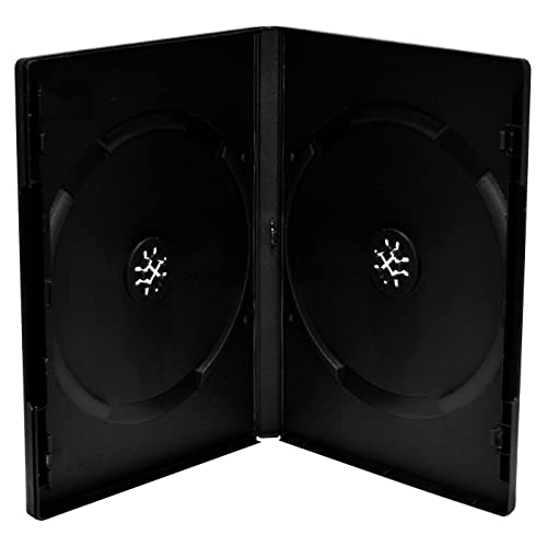MediaRange box12-m 2discos schwarz CD Hülle – CD Hülle Hüllen (2 Discs, schwarz, Kunststoff) von MediaRange