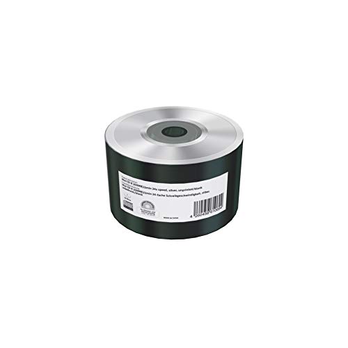 Mini CD-R 200MB|22min 24-fache Schreibgeschwindigkeit, silber, unbedruckt/blank, 50er Pack in Folie (Shrink) von MediaRange