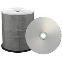 Professional Line CD-R 700MB|80min 52-fache Schreibgeschwindigkeit, vollflächig bedruckbar (Tintenstrahldrucker), Silber, voll metallisiert, 100er Cakebox von MediaRange