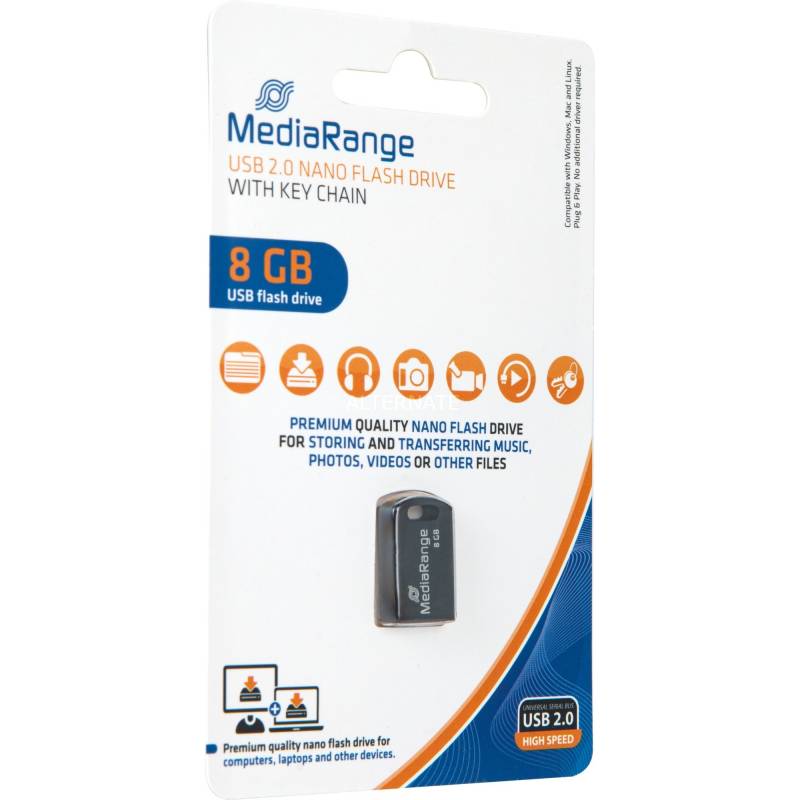 USB Nano 8 GB, USB-Stick von MediaRange