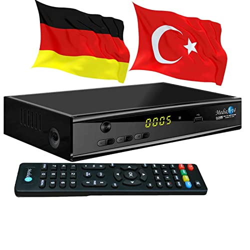 Türkische TV Sat Receiver MEDIAART- 4 Full HD Astra + Türksat programmiert USB von Mediaart