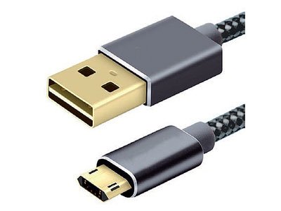 Mediacom M-CUSBR USB-Kabel 1 m USB A Micro-USB B schwarz – USB-Kabel (1 m, USB A, Micro-USB B, 2.0, Stecker/Stecker, schwarz) von Mediacom