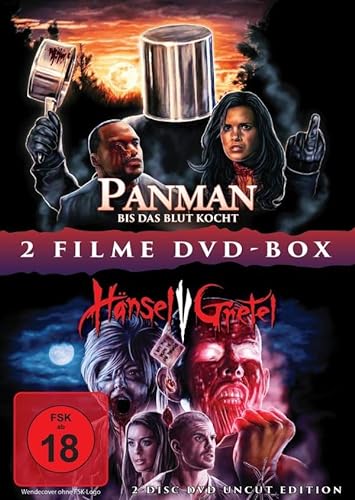 PANMAN - Bis das Blut kocht + HÄNSEL V GRETEL - Hexenjäger - 2 Disc DVD Uncut Horror Box von Mediacs (Tonpool medien)