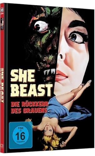 SHE BEAST - DIE RÜCKKEHR DES GRAUENS - Mediabook - COVER C - limitiert auf 222 Stück (Blu-ray+DVD) von Mediacs (Tonpool medien)