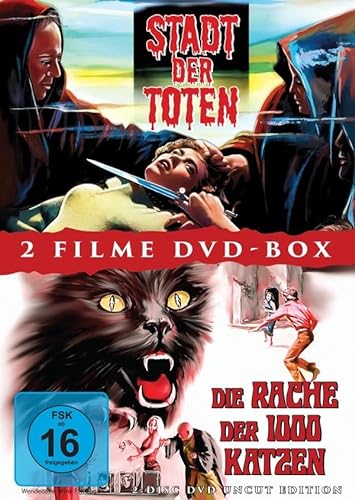 STADT DER TOTEN + DIE RACHE DER 1000 KATZEN - 2 Disc Uncut Horror DVD Box von Mediacs (Tonpool medien)