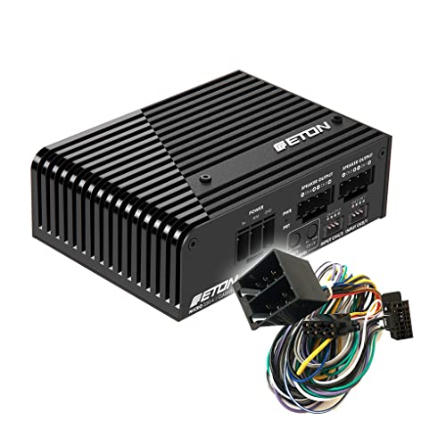 ETON MICRO 4-Kanal Auto/KFZ Kompakt Plug & Play Upgrade Verstärker/Endstufe kompatibel mit AUDI - II - Mediadox von Mediadox