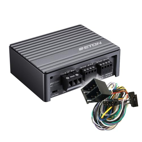 MEDIADOX Auto/KFZ Plug & Play Upgrade Verstärker/Endstufe + Kabel Set PA4 von Eton kompatibel mit BMW von Mediadox