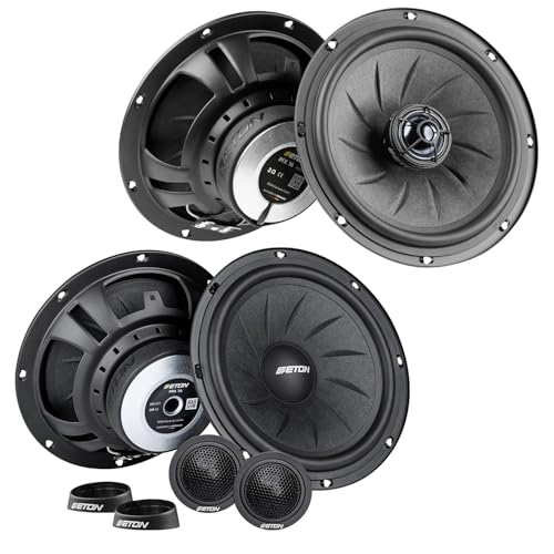 Mediadox Front/Heck 16,5cm/165mm Auto Lautsprecher/Boxen/Speaker Komplett-Set von Eton kompatibel für OPEL (IIII) von Mediadox