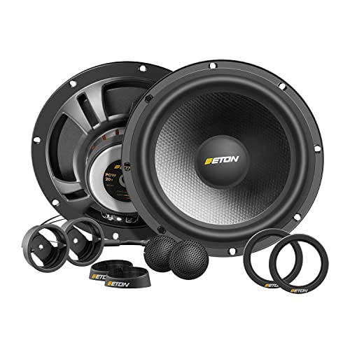 Mediadox 20cm/200mm Auto Front Lautsprecher/Boxen/Speaker Set von Eton (POW20+) kompatibel mit VW T5-2003-2015 von Mediadox
