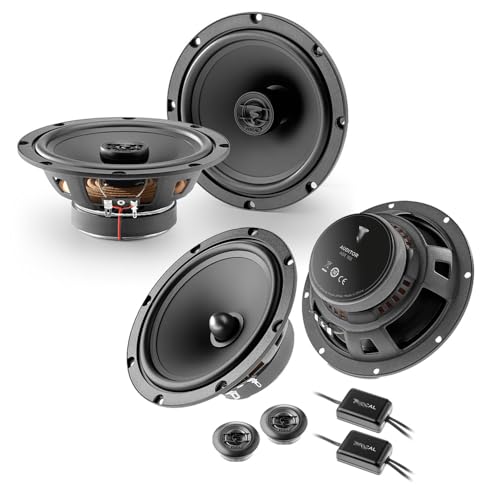 Mediadox Focal Front/Heck 16,5cm/165mm Auto Lautsprecher/Boxen/Speaker Komplett-Set kompatibel für Toyota I von Mediadox